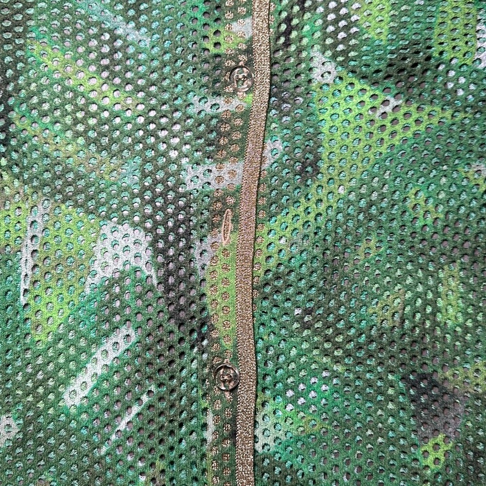 Escada Mesh Button Down Top - Medium - image 6